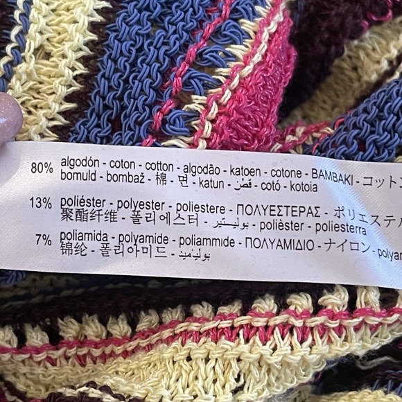 Women's Zara Special Edition Size S Crochet Knit Striped Maxi Dress NWT New - Picture 10 of 10